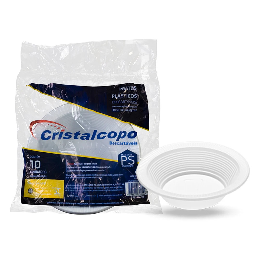 Pratos Descartáveis c/10un
