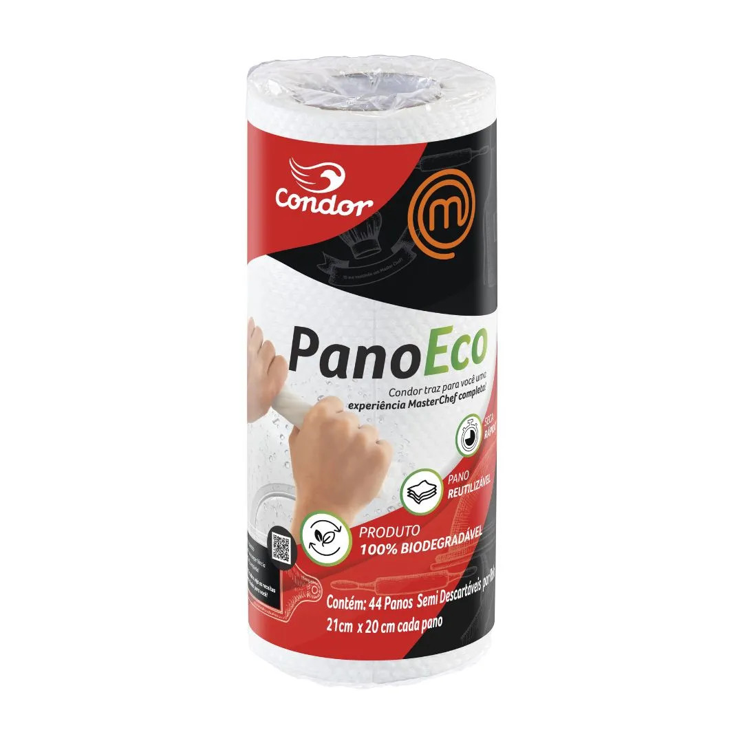  PANO ECOLÓGICO ROLO REUTILIZAVEL CONDOR 44 PANOS