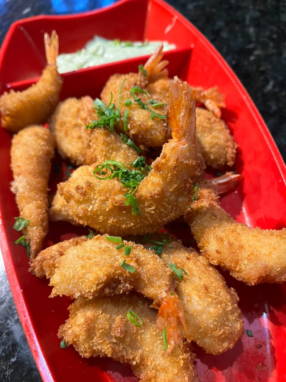 TEMPURA CAMARAO CINZA