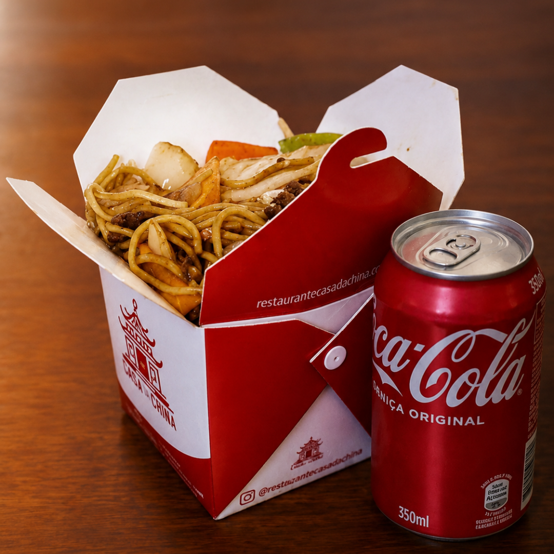 Campeao de Vendas - Yakisoba 400G + Coca 350ml