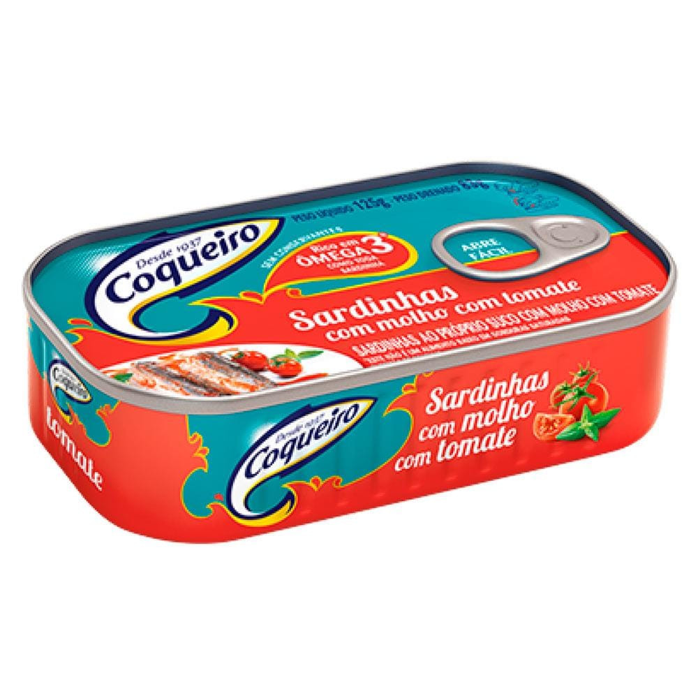 Sardinha Coqueiro c/ molho tomate 125g