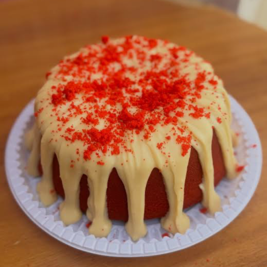 BOLO VULCÃO RED VELVET