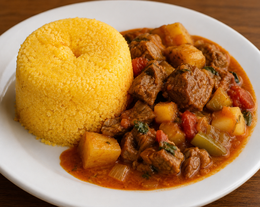 Cuscuz com Guizado
