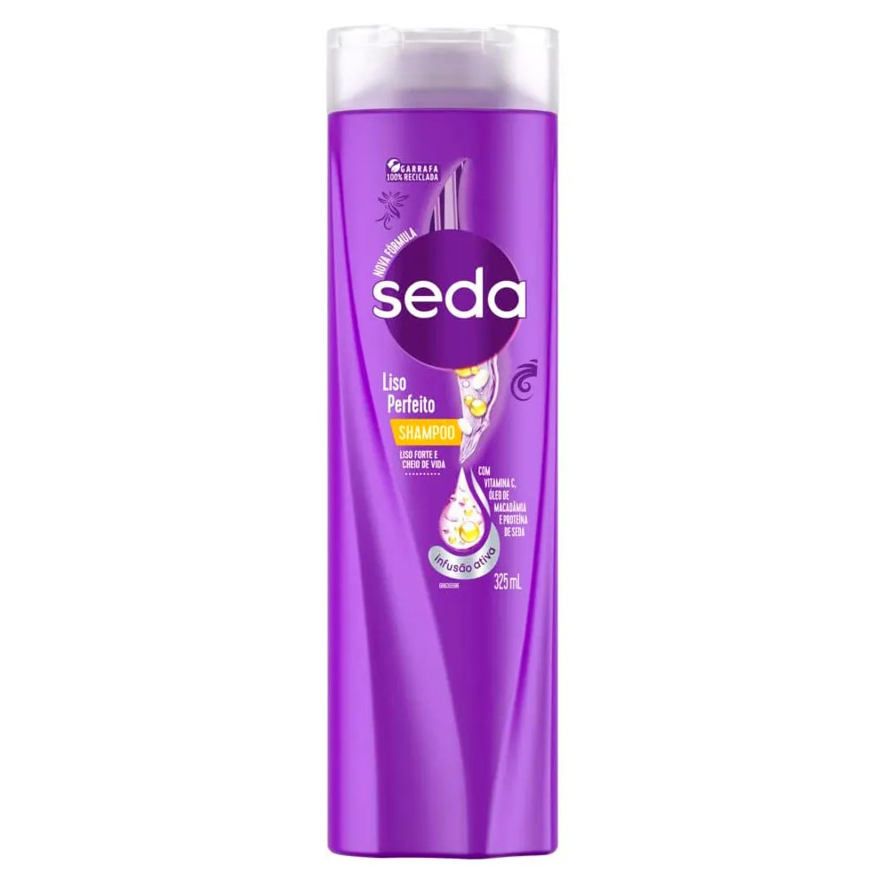 SHAMPOO SEDA 325ML LISO PERFEITO