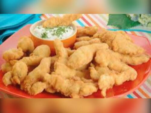 Porção de Iscas de Frango a Milanesa