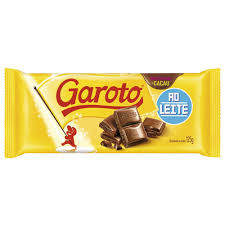 Chocolate barra Garoto ao leite 80g