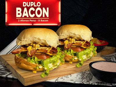  (R$20 Off) X-bacon - Afonso Pena + 200g de Fritas