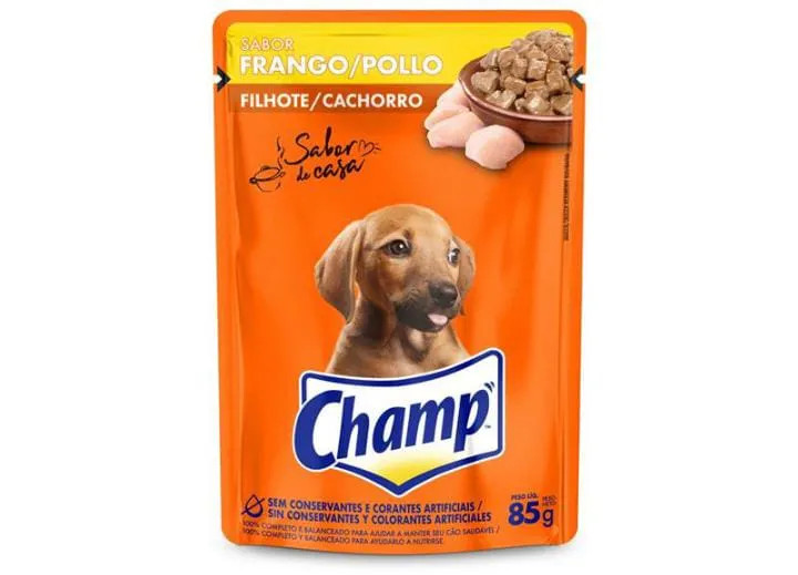 Sachê Champ Filhotes Frango 
