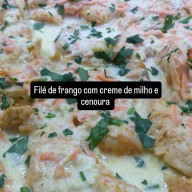 Filé de Frango com Creme de MIlho