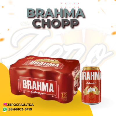 CERVEJA BRAHMA CHOPP LATA 350ML