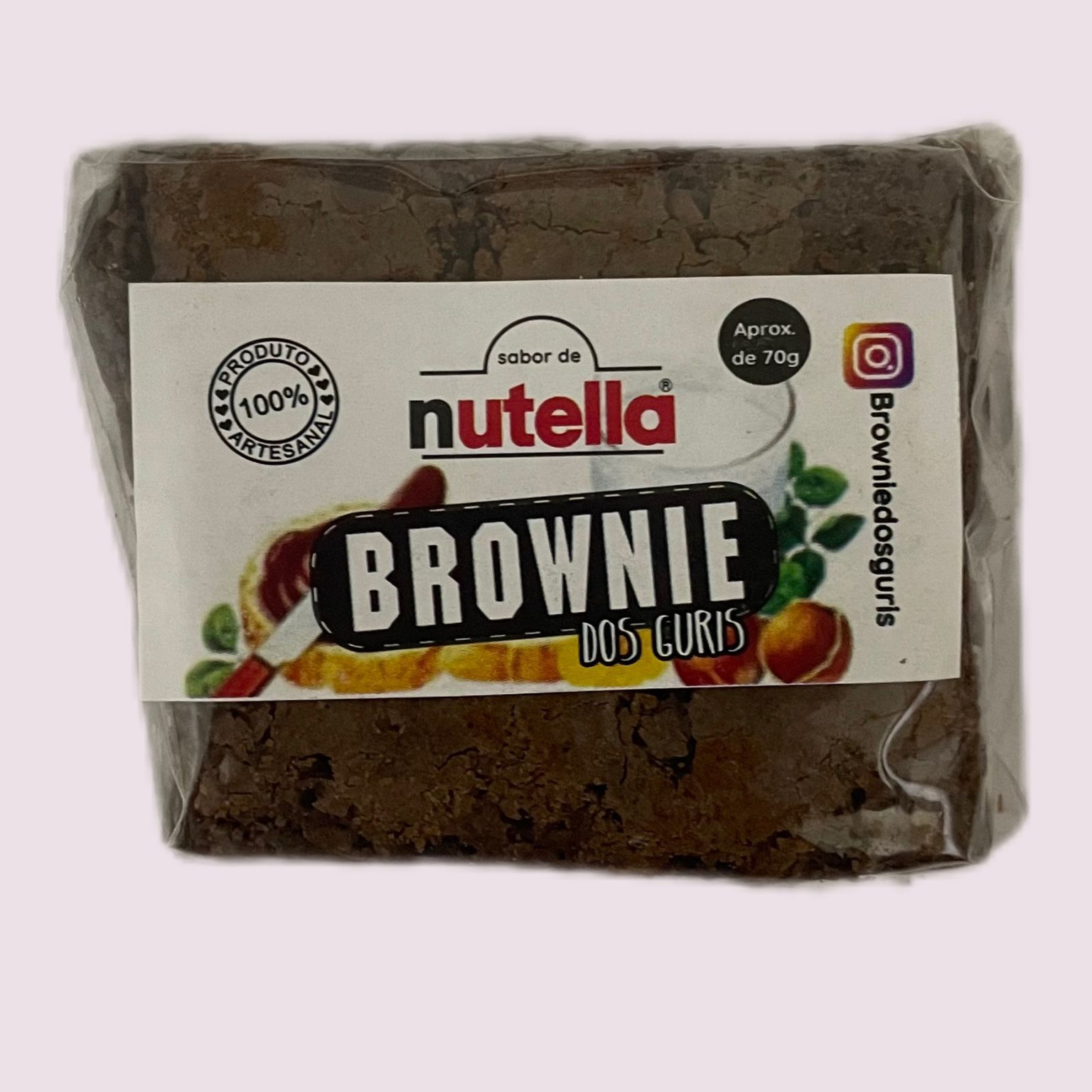 Brownie sabor Nutella