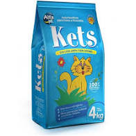 Areia p/ gatos Kets 4kg