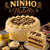 BOLO NINHO COM NUTELLA