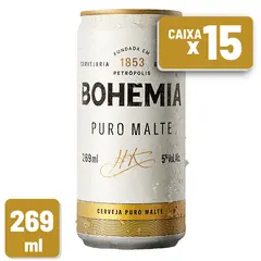 Cerveja Bohemia Lata 269ml 