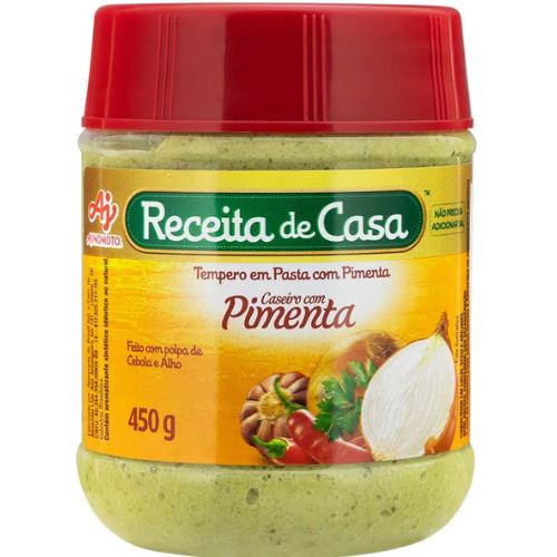 TEMPERO COMPLETO RECEITA DE CASA C/ PIMENTA 450G