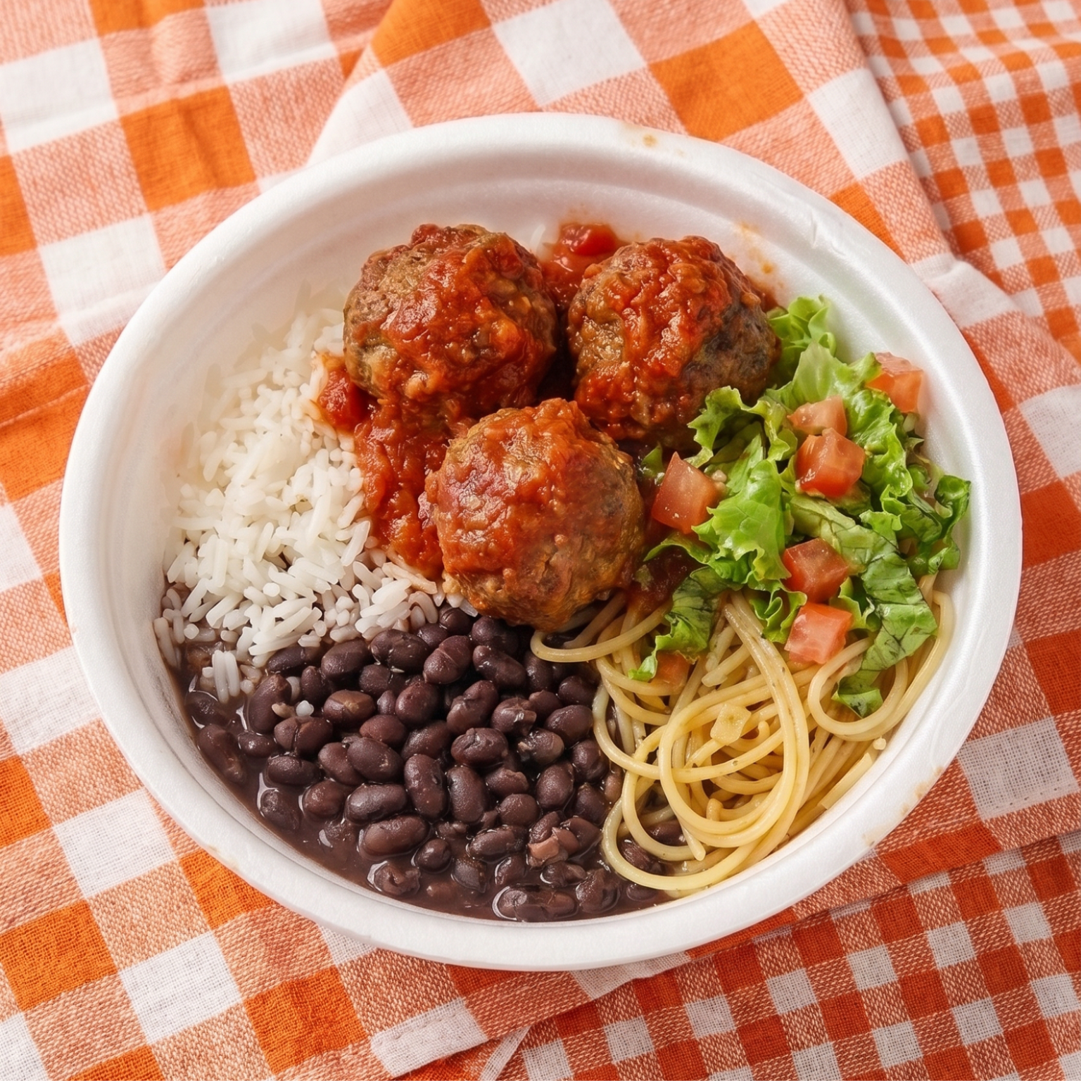 Marmitex Almôndegas de Carne ao Molho