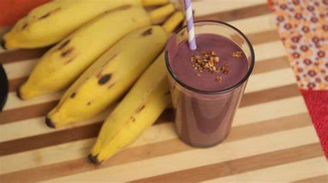 Vitamina de acai com banana