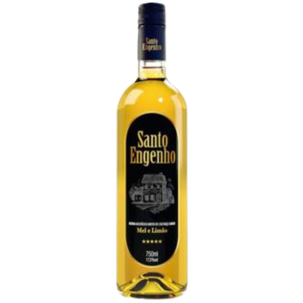 CACHAÇA SANTO ENGENHO MEL E LIMAO 750ML