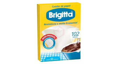Filtro de Papel Brigitta Nº 102 c/ 30 Unidade