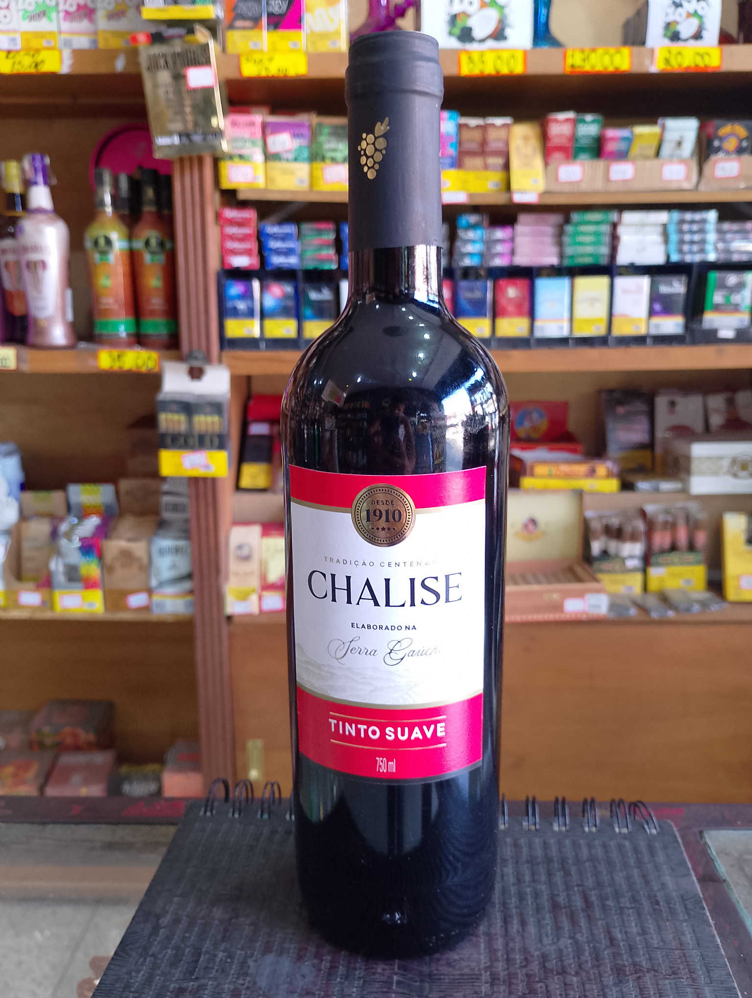 VINHO SALTON CHALISE TINTO SUAVE 750ML