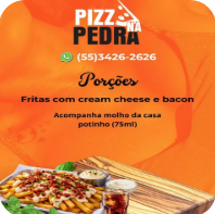 FRITAS COM BACON E CREAM CHEESE