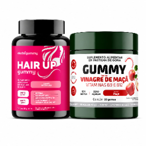 KIT VINAGRE MAÇA E HAIR UP GUMMY