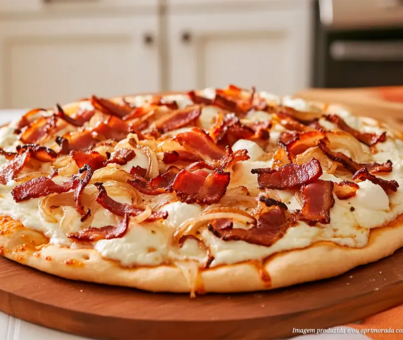 Pizza de Bacon