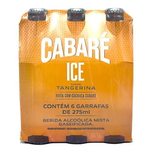BEBIDA CABARE ICE TANGERINA LN 275ML PACK 6 UN