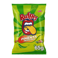 BATATA  RUFFLES SABOR PIMENTA MEXICANA ELMA CHIPS 65 G