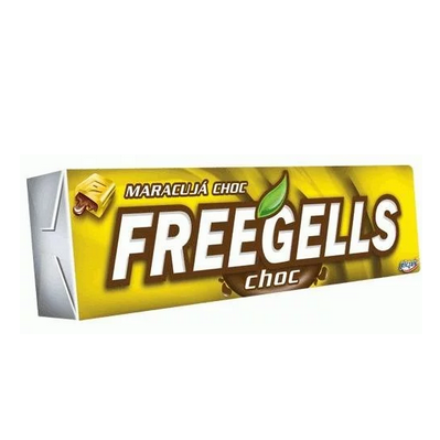 FREEGELLS  MARACUJA C/ CHOCOLATE 27,5G