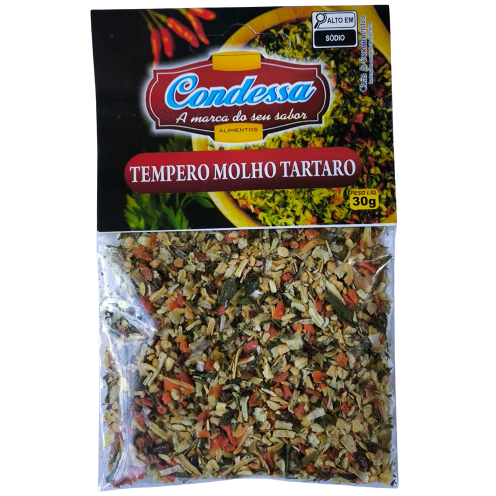 TEMPERO MOLHO TARTARO CONDESSA 30G