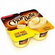 CHANDELLE CHOCO BRANCO BANDEJA 4UNID X 90g IOGURTE