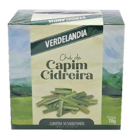 CHA CAPIM CIDREIRA 10 SACHE 10G