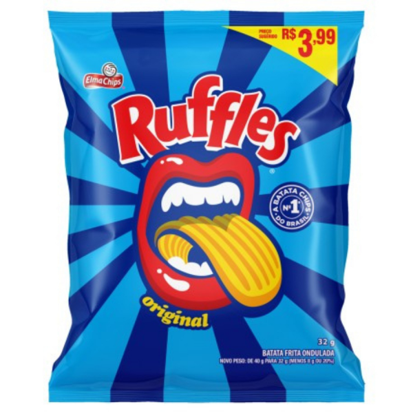 SALGADINHO RUFFLES  ORIGINAL 32G
