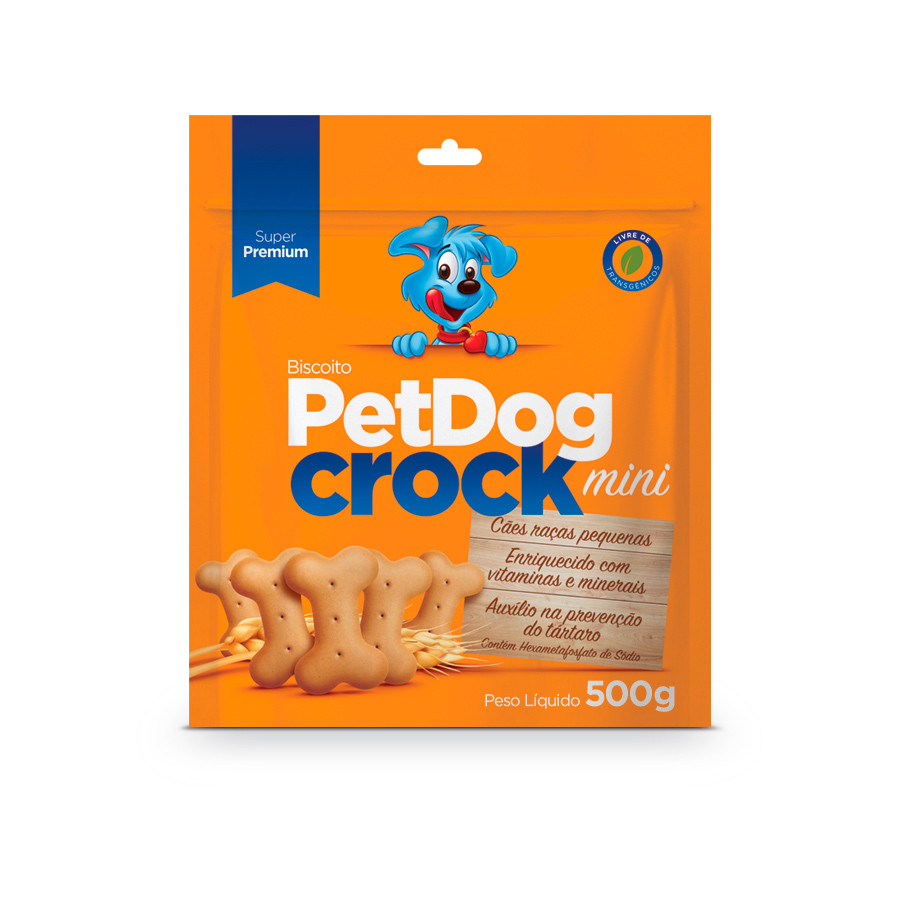 Biscoito Petdog Crock Mini 500g