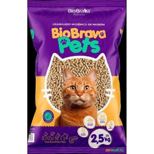 Granulado de Madeira BioBrava Pets 2,5kg