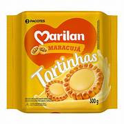 BISCOITO RECHEADO TORTINHAS  MARACUJA  300G MARILAN