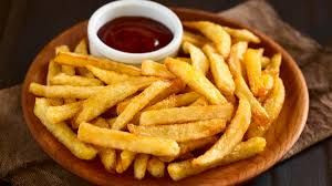 FRITAS COM MUÇARELA E BACON
