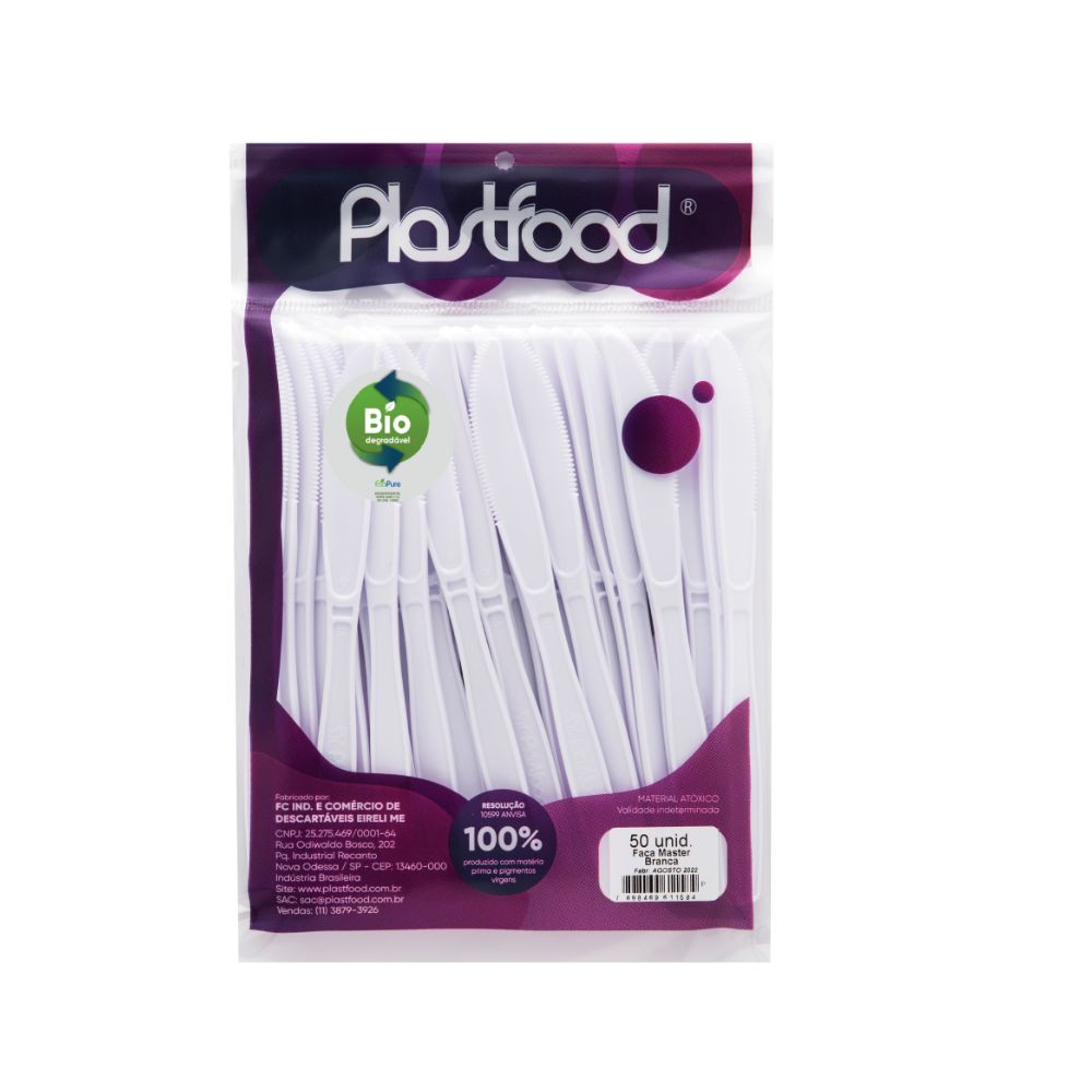 Faca Descartável Plasfood