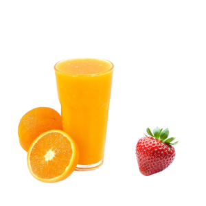SUCO LARANJA C/ MORANGO COPO