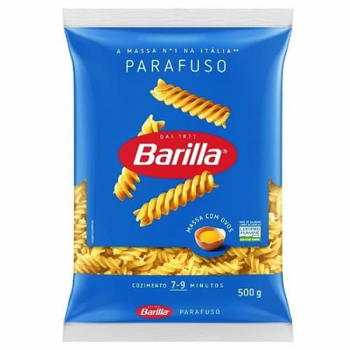 Massa com Ovos Parafuso Barilla 500g