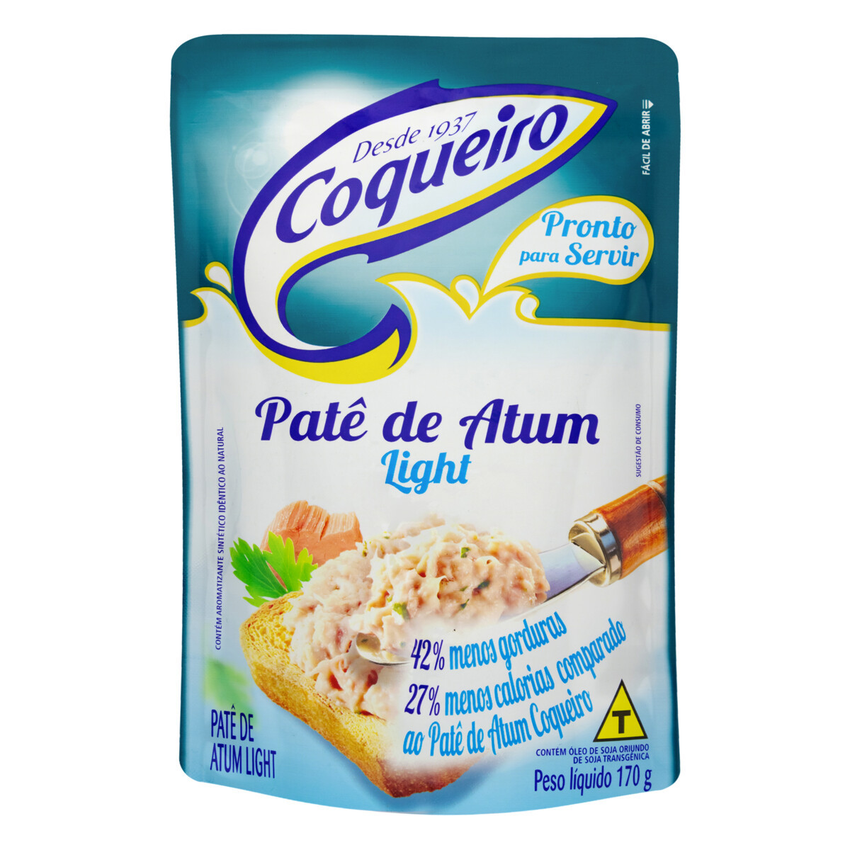 PATE DE ATUM COQUEIRO LIGHT SC170G