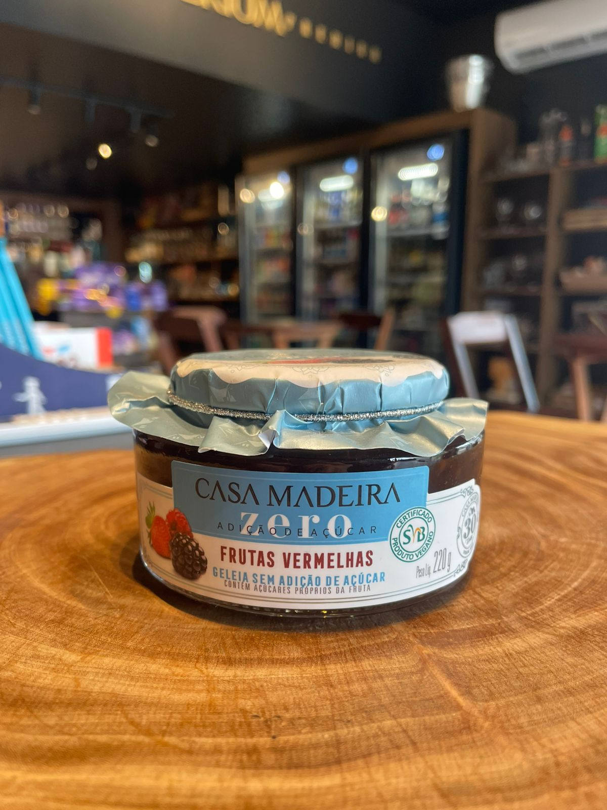 Casa Madeira Geleia Zero Frutas Vermelhas