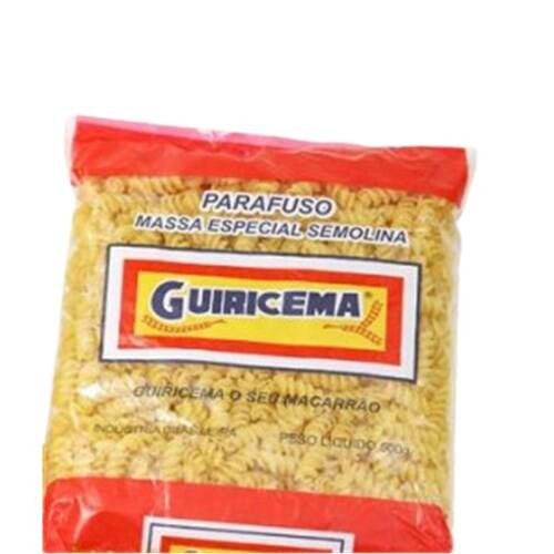 Macarrão Guiricema Parafuso Embalagem 500g