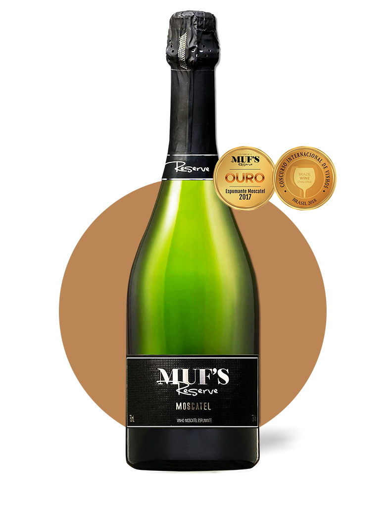 ESPUMANTE BRANCO MUFS RESERVE MOSCATEL 750ML