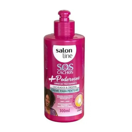 CREME PENTEAR SALON LINE CACHOS +PODEROSOS 3/4ABC 300ML