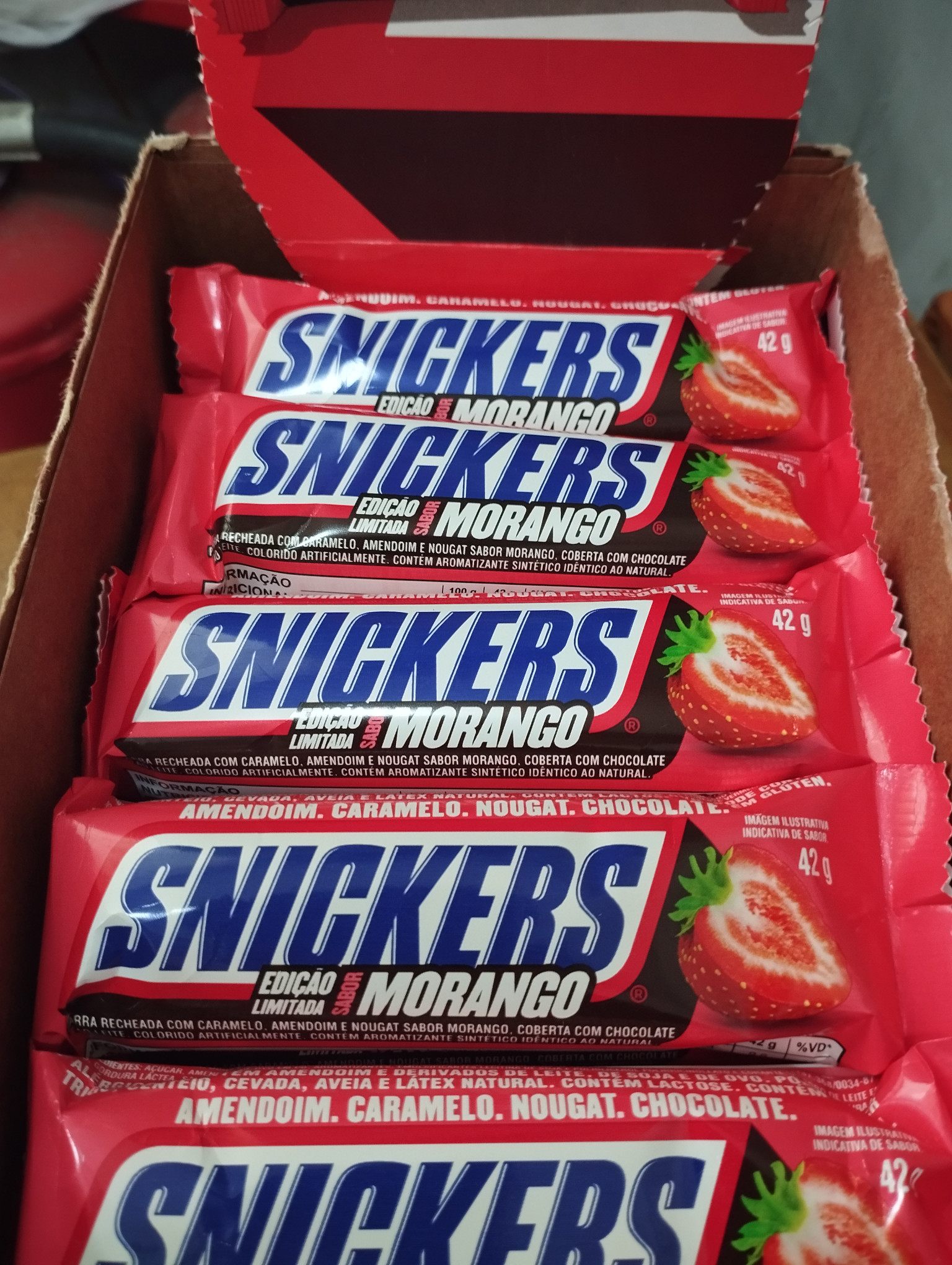 SNICKERS DE MORANGO 