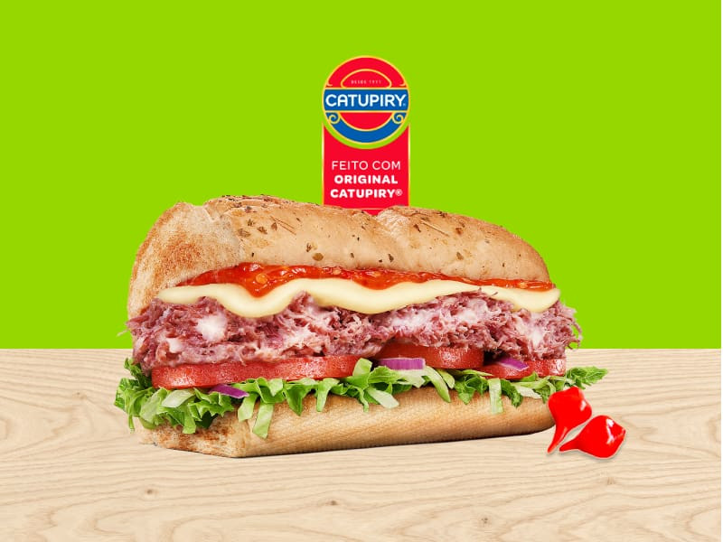 Carne Seca Com Catupiry e Pimenta Biquinho - Novo!