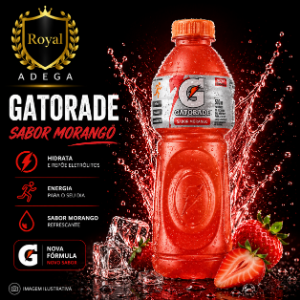 GATORADE MORANGO 500ML