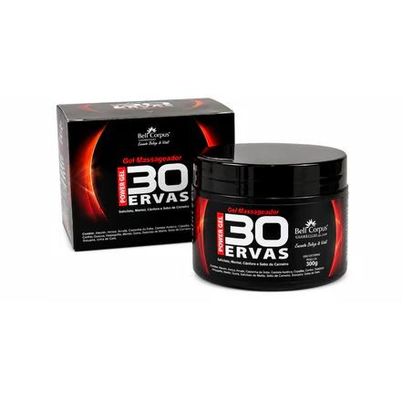 POWER GEL MASSAGEADOR 30 ERVAS 300G BELL CORPUS